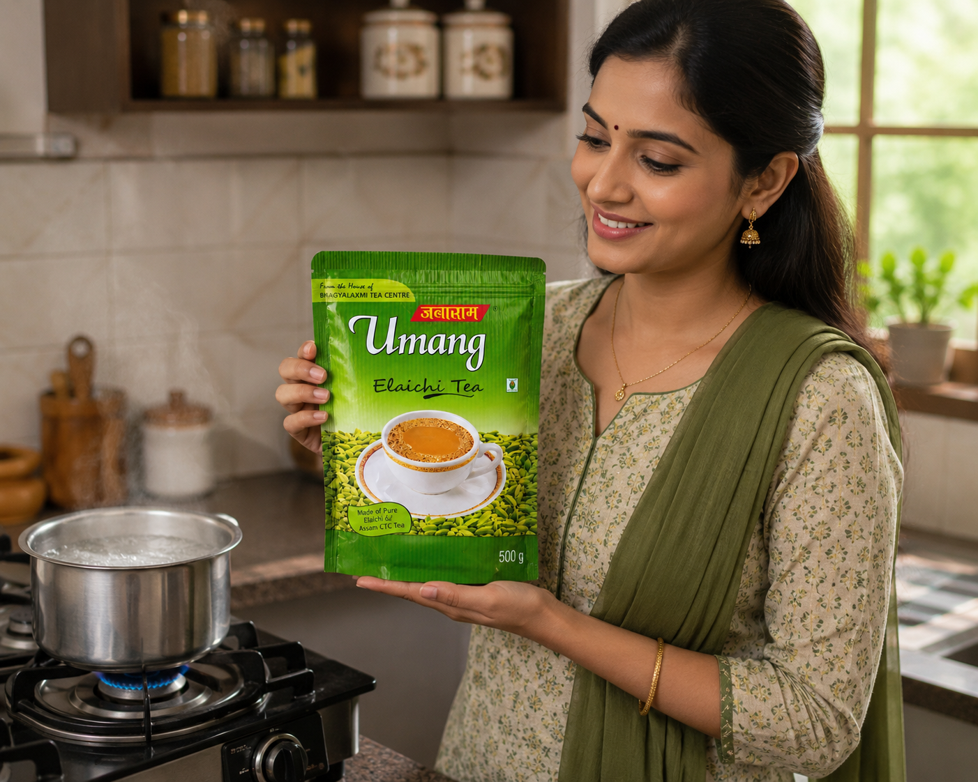 Umang Elaichi Tea - 500gm – Aromatic Cardamom Tea | Premium Assam CTC Chai - Image 4